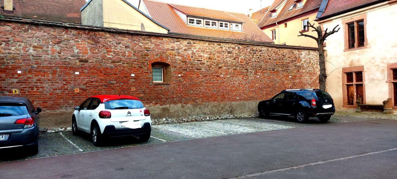 Le Rhenanus Jacques Taurellus - Appartement Duplex Au Calme - Centre Ville - Parking Gratuit Sélestat Eksteriør billede