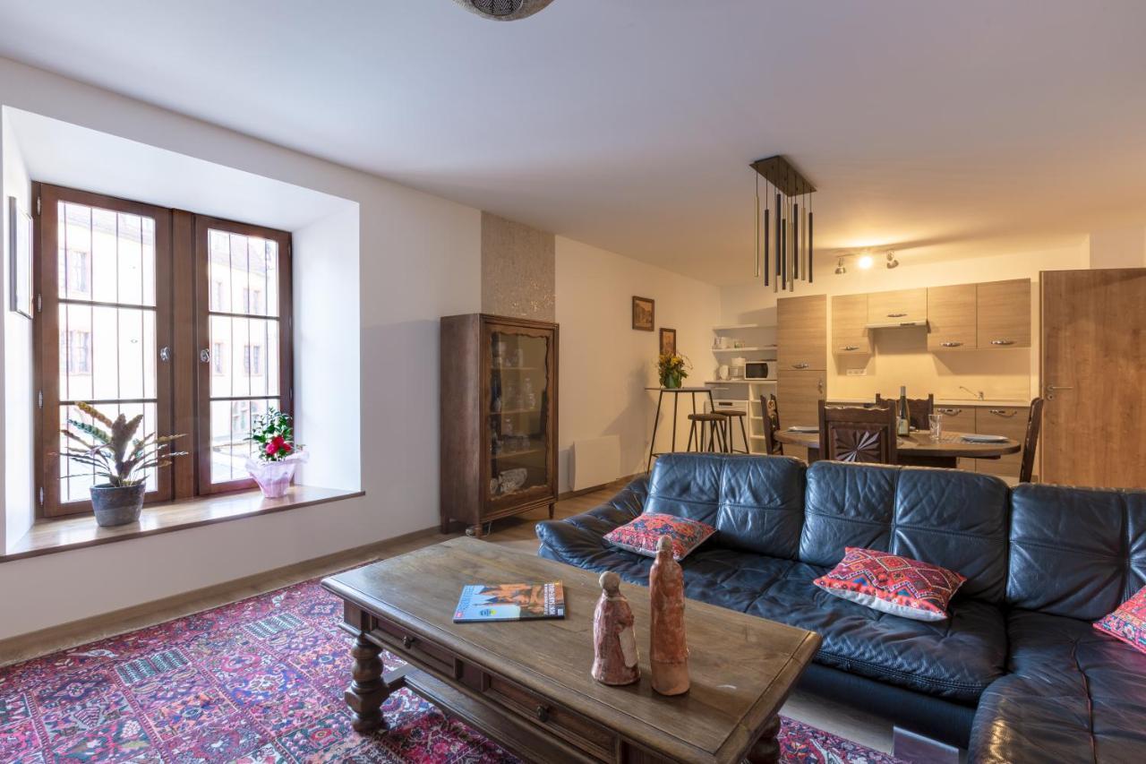 Le Rhenanus Jacques Taurellus - Appartement Duplex Au Calme - Centre Ville - Parking Gratuit Sélestat Eksteriør billede